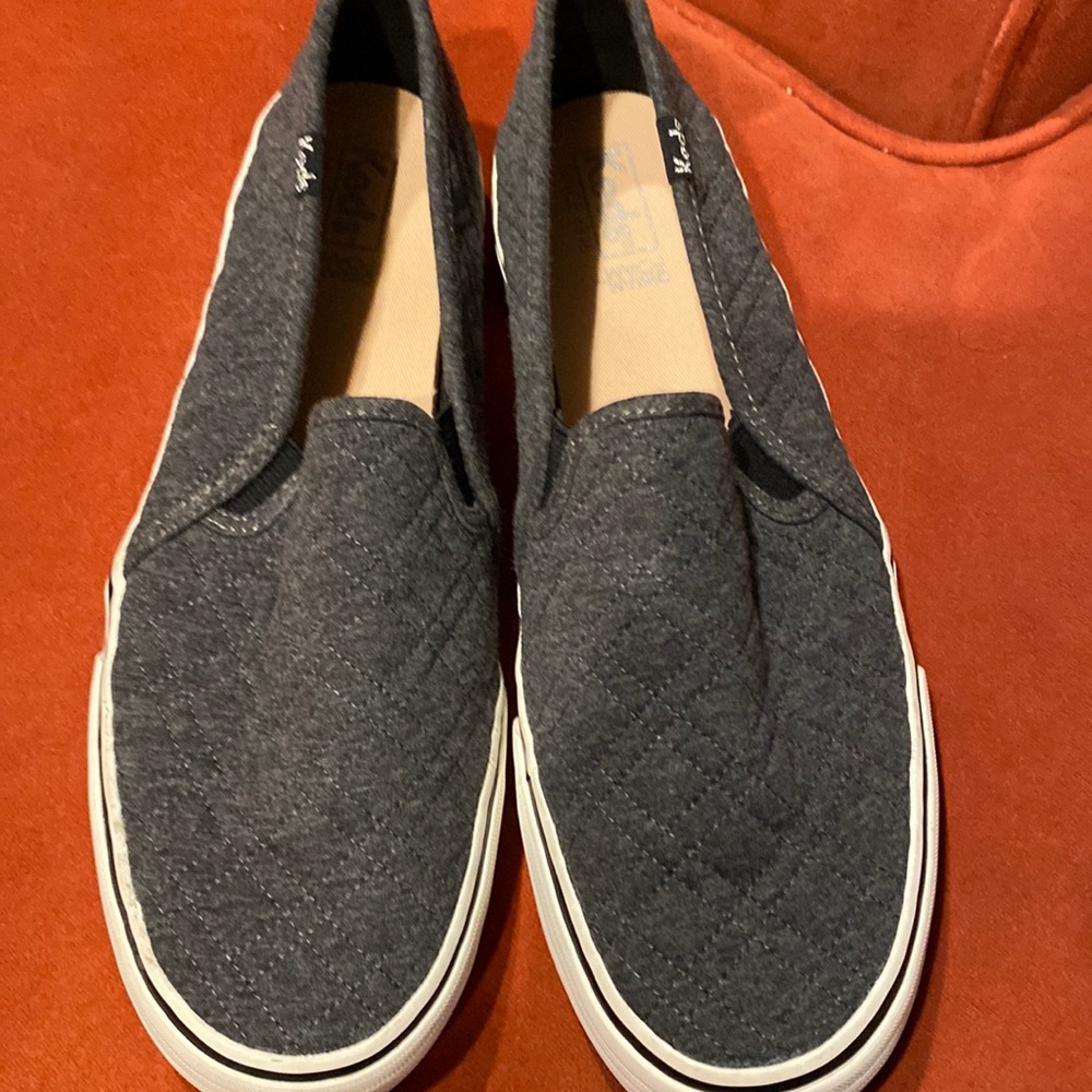 KEDS gray slide on snickers shoes size 9